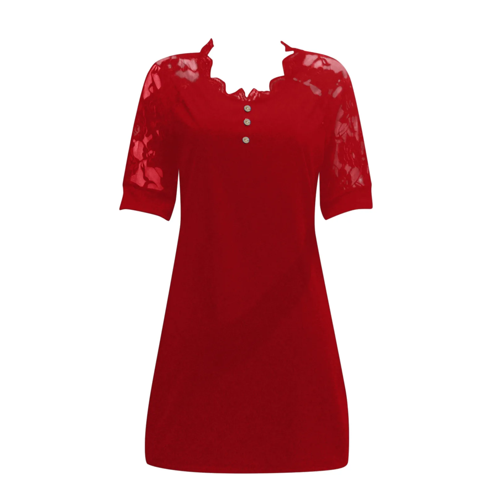 Women's Sexy V-neck Lace Stitching Short-sleeved Dress Femme High Qualty Summer Print Dresses Drop Shipping
Women's Sexy V-neck Lace Stitching Short-sleeved Dress Femme High Qualty Summer Print Dresses Drop Shipping