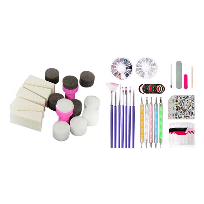 1 Set Nail Art Sponge Transfer Template Polish Manicure Tool & 11Pcs DIY Nail Art Tools Crystal Beads Picker Dotting Pen
1 Set Nail Art Sponge Transfer Template Polish Manicure Tool & 11Pcs DIY Nail Art Tools Crystal Beads Picker Dotting Pen