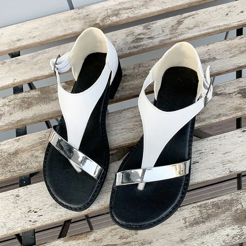 Summer Gladiator Woman Flip Flop Sandals Woman Flats Women Casual Buckle Strap Footwear Ladies Beach Shoes Women's Plus Size 43
Summer Gladiator Woman Flip Flop Sandals Woman Flats Women Casual Buckle Strap Footwear Ladies Beach Shoes Women's Plus Size 43