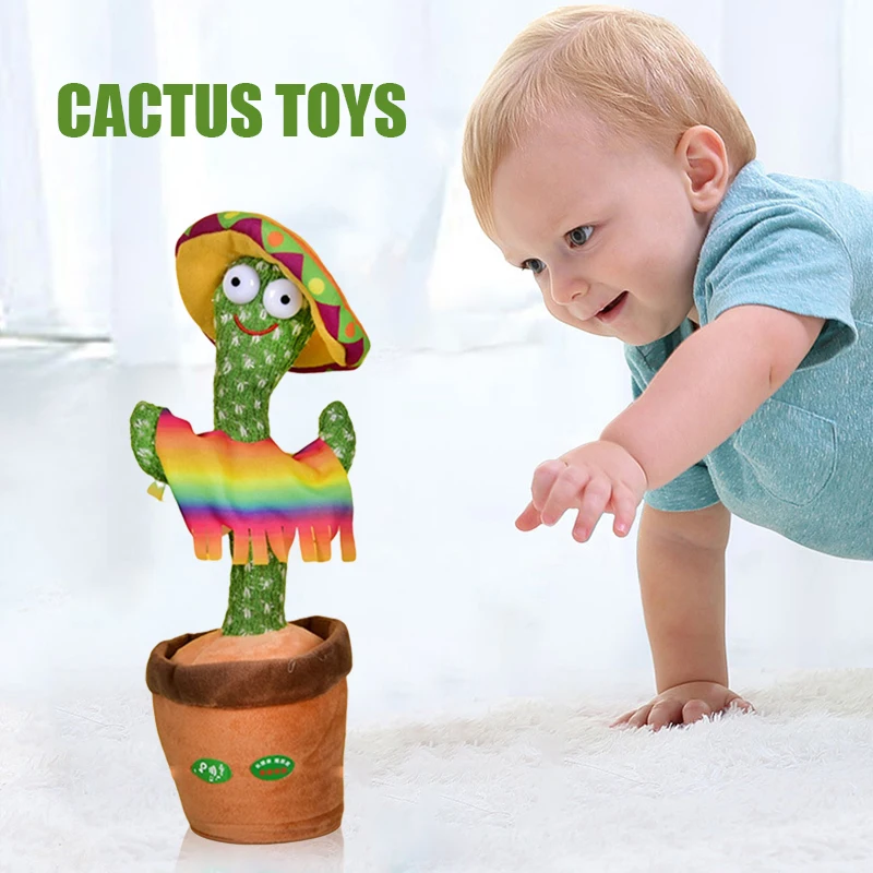 2021 Electric Cactus Plush Toy Super Cute Talking Recording Dancing Cactus Novelty Gifts for Children @LS
2021 Electric Cactus Plush Toy Super Cute Talking Recording Dancing Cactus Novelty Gifts for Children @LS
