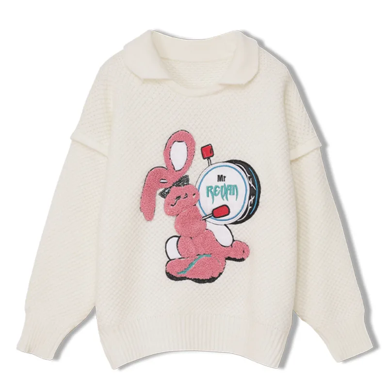 Christmas Long Sleeve Sweater Women Spring Autumn Top Kintted Women Brand Clothing Slim Turn-Down Collar Clothes Female Pullover
Christmas Long Sleeve Sweater Women Spring Autumn Top Kintted Women Brand Clothing Slim Turn-Down Collar Clothes Female Pullover