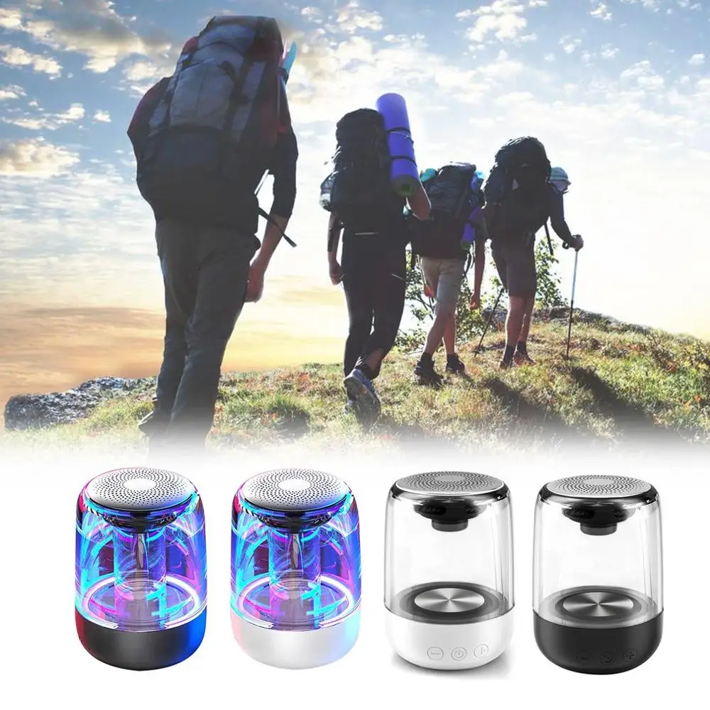 High Stereo C7 Wireless Speaker Subwoofer Portable Colorful Lighting Car Crystal Glass Speaker
High Stereo C7 Wireless Speaker Subwoofer Portable Colorful Lighting Car Crystal Glass Speaker