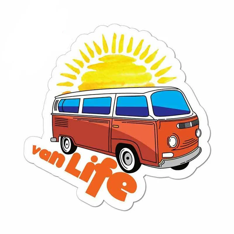 13cm x 12cm For VAN Life Sunset VAN Travel Hippie Adventure Camper DIY Waterproof SUV Decoration Vinyl Car Sticker Decor
13cm x 12cm For VAN Life Sunset VAN Travel Hippie Adventure Camper DIY Waterproof SUV Decoration Vinyl Car Sticker Decor