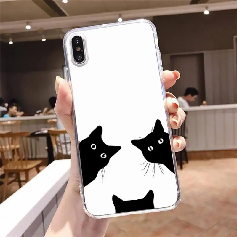 Cartoon Cat Astronaut Animals Phone Case Transparent for iPhone 6 7 8 11 12 s mini pro X XS XR MAX Plus
Cartoon Cat Astronaut Animals Phone Case Transparent for iPhone 6 7 8 11 12 s mini pro X XS XR MAX Plus