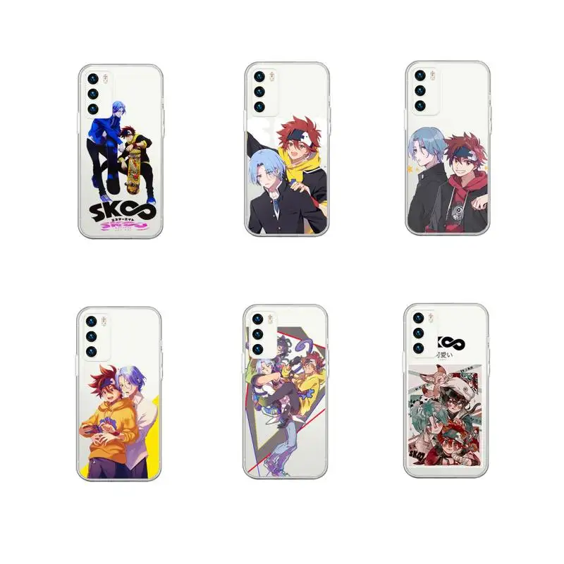 

SK8 The Infinity Anime Cartoon Phone Case Transparent For Huawei P40 P30 P20 Pro Mate 20 lite Honor 10 10i 9x 8a 8x Cover Coque