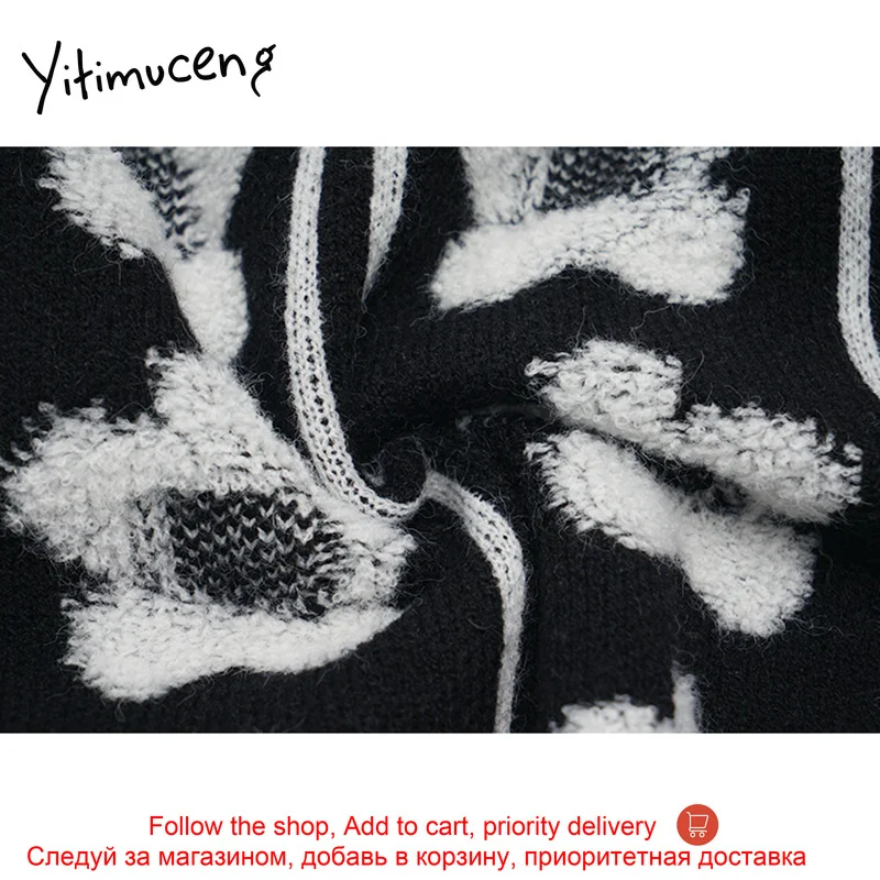 Yitimuceng Embroidery Floral Sweaters for Women Short Style Fall Winter Clothes Turn-down Collar Casual Batwing Sleeve Pullovers
Yitimuceng Embroidery Floral Sweaters for Women Short Style Fall Winter Clothes Turn-down Collar Casual Batwing Sleeve Pullovers