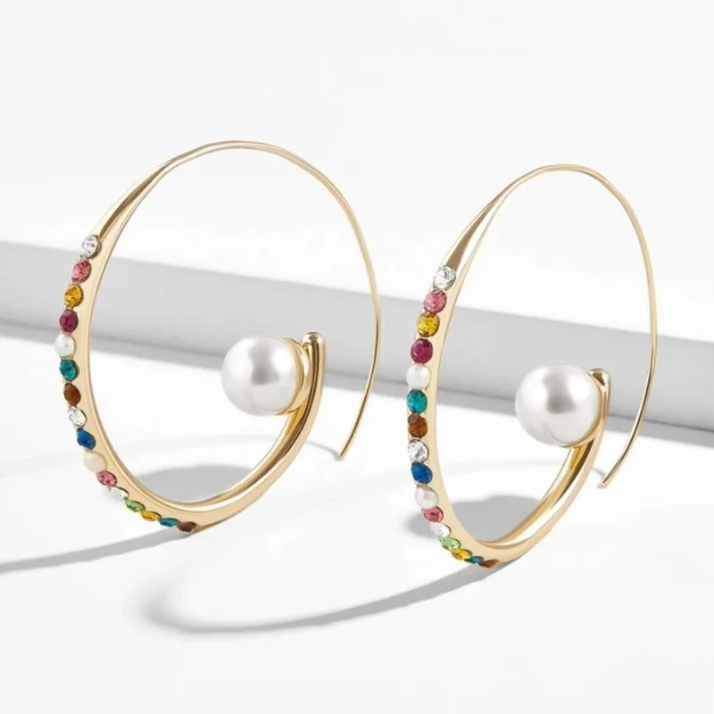 Bohemian Gold Ear Cuff Pearl Circle Clip Earrings for Women Girls Geometric Statement Hoop Earring Fashion Party Wedding Jewelry
Bohemian Gold Ear Cuff Pearl Circle Clip Earrings for Women Girls Geometric Statement Hoop Earring Fashion Party Wedding Jewelry