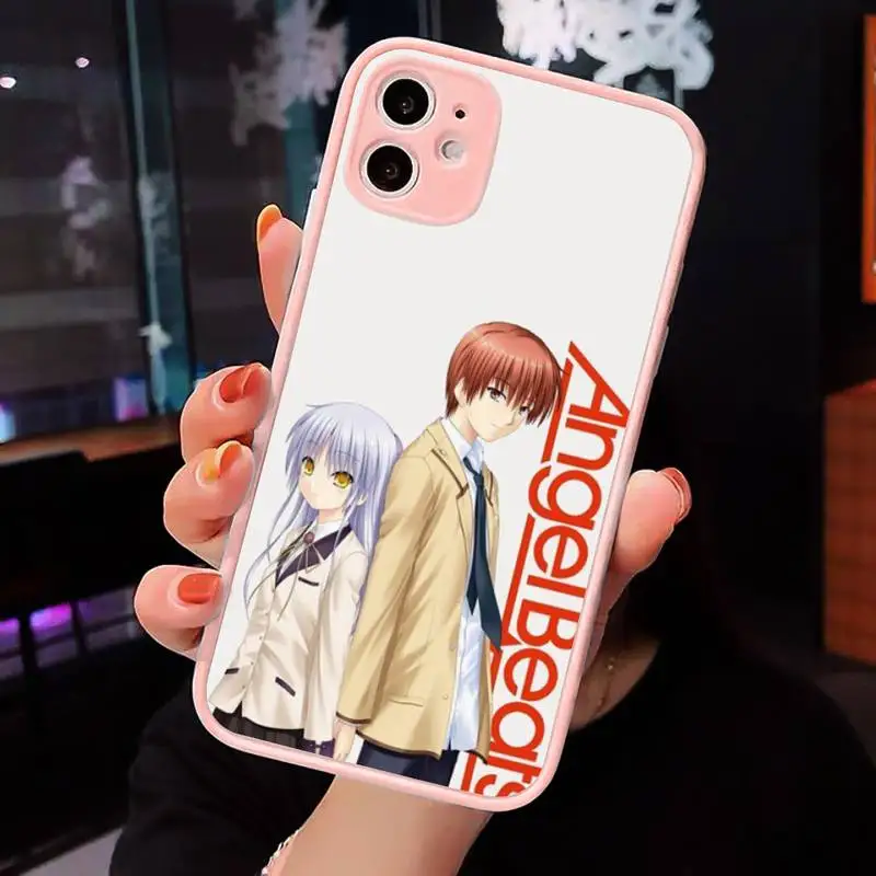 Japanese anime the angel beats Phone Case Matte transparent For Pink iPhone 12 Mini 11 Pro XR XS Max 7 8 Plus X Back Cover 
Japanese anime the angel beats Phone Case Matte transparent For Pink iPhone 12 Mini 11 Pro XR XS Max 7 8 Plus X Back Cover