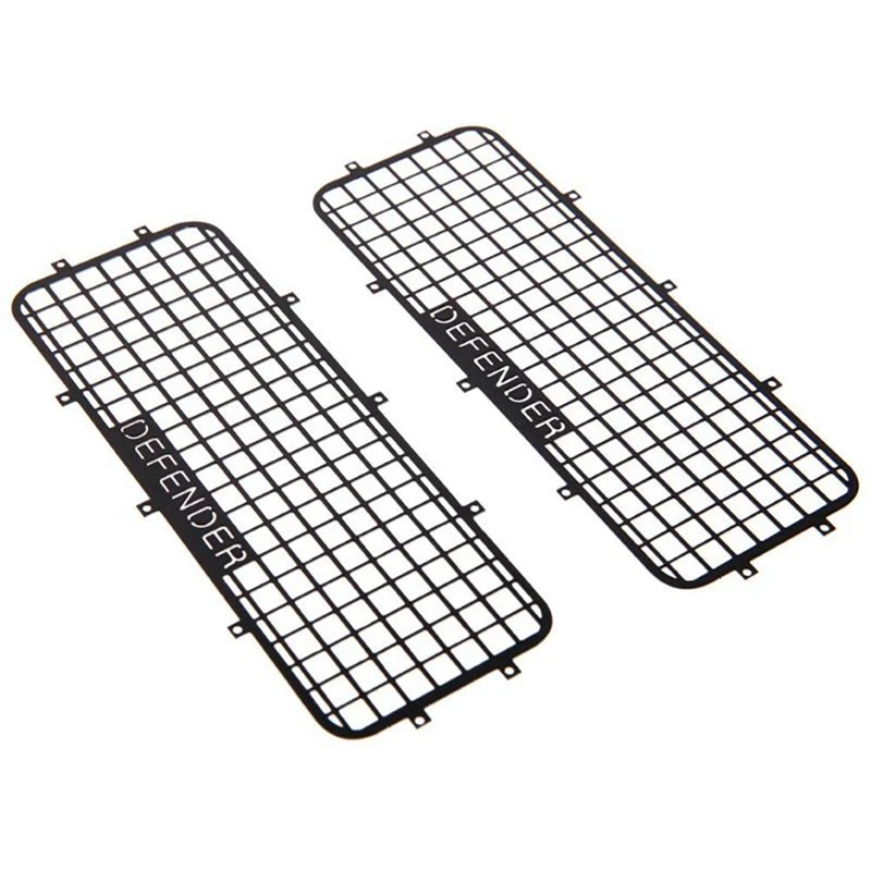 5Pcs Metal Window Mesh Protective Net with Screws for 1/10 Traxxas Trx-4 Practical & 1x Luggage Roof Rack Net
5Pcs Metal Window Mesh Protective Net with Screws for 1/10 Traxxas Trx-4 Practical & 1x Luggage Roof Rack Net