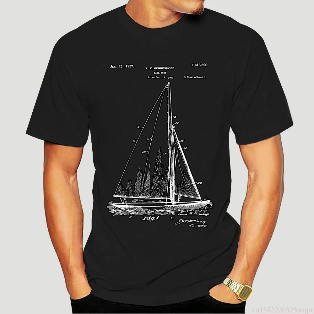 Sailboat Patent 1881 T-Shirt Mens Gift Idea Sailing Tee Holiday Gift Christmas Birthday Present Mens Clothing
Sailboat Patent 1881 T-Shirt Mens Gift Idea Sailing Tee Holiday Gift Christmas Birthday Present Mens Clothing