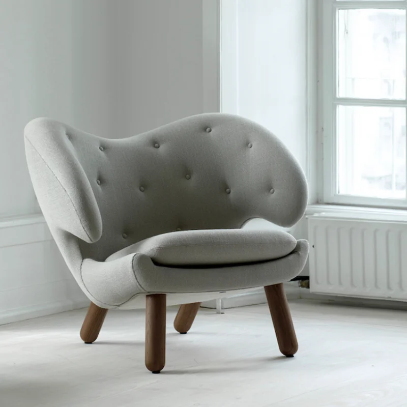 Nordic Creative Light Luxury Single Cloth Art Sofa Chair Living Room Bedroom Balcony Lazy Leisure Chair Pelican Chair
Nordic Creative Light Luxury Single Cloth Art Sofa Chair Living Room Bedroom Balcony Lazy Leisure Chair Pelican Chair