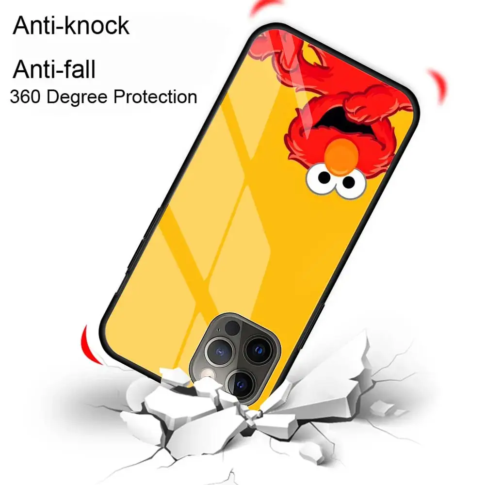 Cute Sesame Cookie Monster Cover for iPhone 11 12 Pro XR X 7 8 XS Max 6 6S Plus SE 2020 Glass Phone Case Shell Coque
Cute Sesame Cookie Monster Cover for iPhone 11 12 Pro XR X 7 8 XS Max 6 6S Plus SE 2020 Glass Phone Case Shell Coque