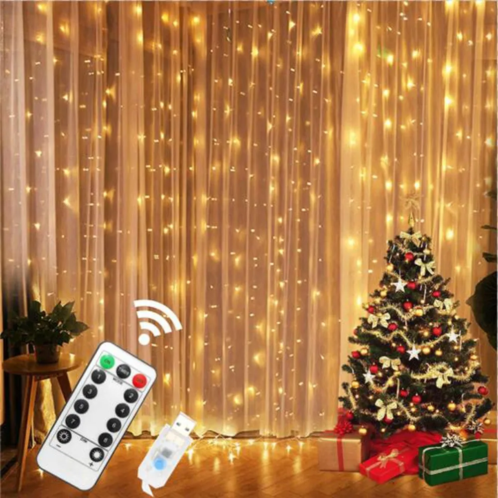 NEW Curtain String Lights Multicolor Fairy Light Flashing Starlight Bedroom Christmas Decoration lighting Fairytale Garland Lamp
NEW Curtain String Lights Multicolor Fairy Light Flashing Starlight Bedroom Christmas Decoration lighting Fairytale Garland Lamp
