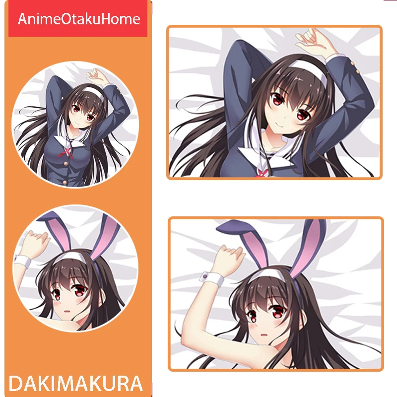 Аниме Saekano: как расти скучной девушки Kasumigaoka Utaha Megumi Kato, наволочка для подушки, обнимающая наволочка, постельное белье дакимакура
Аниме Saekano: как расти скучной девушки Kasumigaoka Utaha Megumi Kato, наволочка для подушки, обнимающая наволочка, постельное белье дакимакура