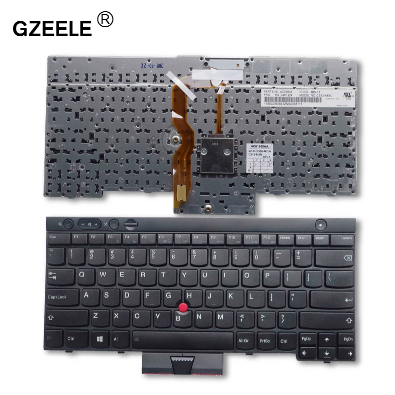 Backlit New English Keyboard for Lenovo ThinkPad L530 T430 T430S X230 W530 T530 T530I T430I 04X1263 04W3048 04W3123 US
Backlit New English Keyboard for Lenovo ThinkPad L530 T430 T430S X230 W530 T530 T530I T430I 04X1263 04W3048 04W3123 US