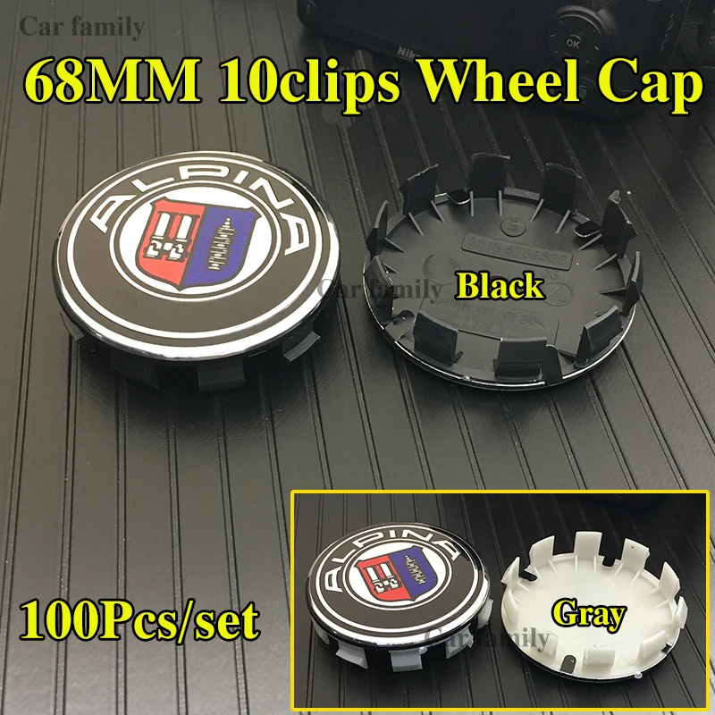 Car Rim Accessory Gray/black 6.8CM 68mm 10Clips ABS Emblem Label 100pcs Wheel Center Cap Wheel Hub Cap Dust-proof
Car Rim Accessory Gray/black 6.8CM 68mm 10Clips ABS Emblem Label 100pcs Wheel Center Cap Wheel Hub Cap Dust-proof