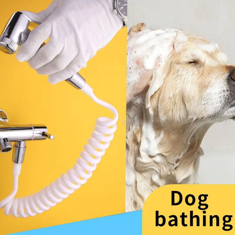 PVC Telescopic Spring Hose pipe Shower Foam Bidet Hoses pet shower Plumbing Hose Spring pipes bathroom bath link Bidet faucet
PVC Telescopic Spring Hose pipe Shower Foam Bidet Hoses pet shower Plumbing Hose Spring pipes bathroom bath link Bidet faucet