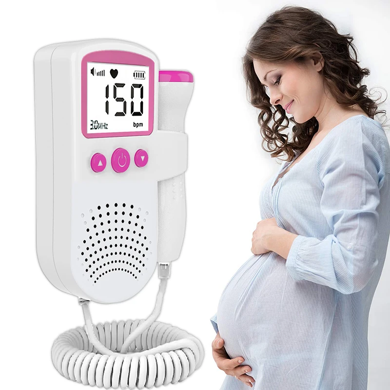 3.0MHz Doppler Fetal Heart rate Monitor For Pregnant Women Pregnancy Baby Fetal Sound Heart Rate Monitor No Radiation
3.0MHz Doppler Fetal Heart rate Monitor For Pregnant Women Pregnancy Baby Fetal Sound Heart Rate Monitor No Radiation