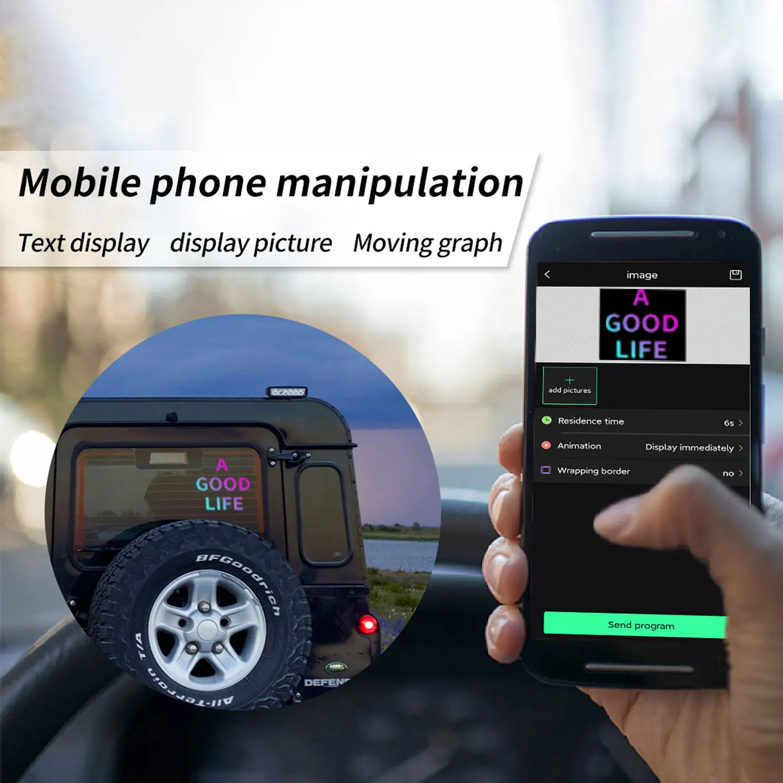 8.4*7.6 Inch Car DIY LED Display HD Bluetooth Voice ADs Display Adapter Set Automotive Electronic Accessories Drop Shipping Hot
8.4*7.6 Inch Car DIY LED Display HD Bluetooth Voice ADs Display Adapter Set Automotive Electronic Accessories Drop Shipping Hot