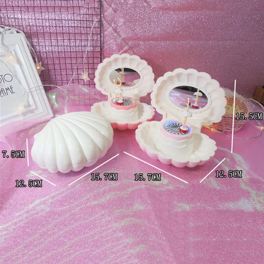 Shell Shaped Rotating Girl LED Flashing Music Box Musical Toy Kids Xmas Gift Geometric Music baby room decoration Gifts
Shell Shaped Rotating Girl LED Flashing Music Box Musical Toy Kids Xmas Gift Geometric Music baby room decoration Gifts