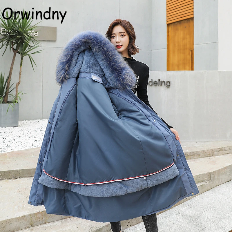 Orwindny Snow Wear Warm Winter Jacket Women Fur Lining Parkas Stylish Thick Hooded Padded Clothing Female Long Winter Coat
Orwindny Snow Wear Warm Winter Jacket Women Fur Lining Parkas Stylish Thick Hooded Padded Clothing Female Long Winter Coat