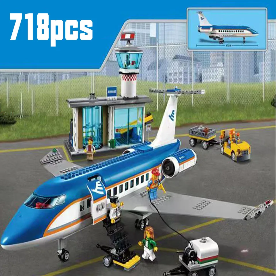 718pcs City Plane Series International Airport Aircraft Airplane Building Blocks Sets Figures Bricks Toys Kids
718pcs City Plane Series International Airport Aircraft Airplane Building Blocks Sets Figures Bricks Toys Kids