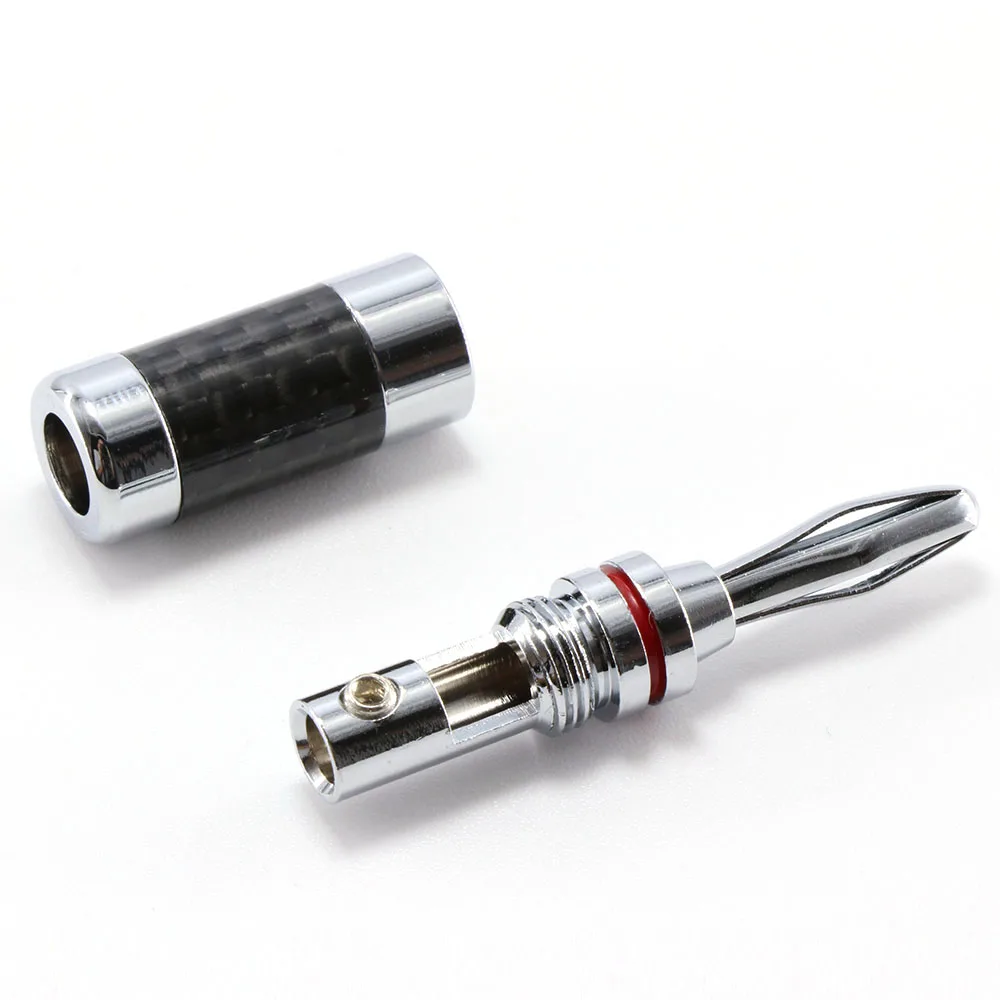 8Pieces Hight Quality Carbon Fiber Series Rhdium Plated Banana connector for speaker cable
8Pieces Hight Quality Carbon Fiber Series Rhdium Plated Banana connector for speaker cable