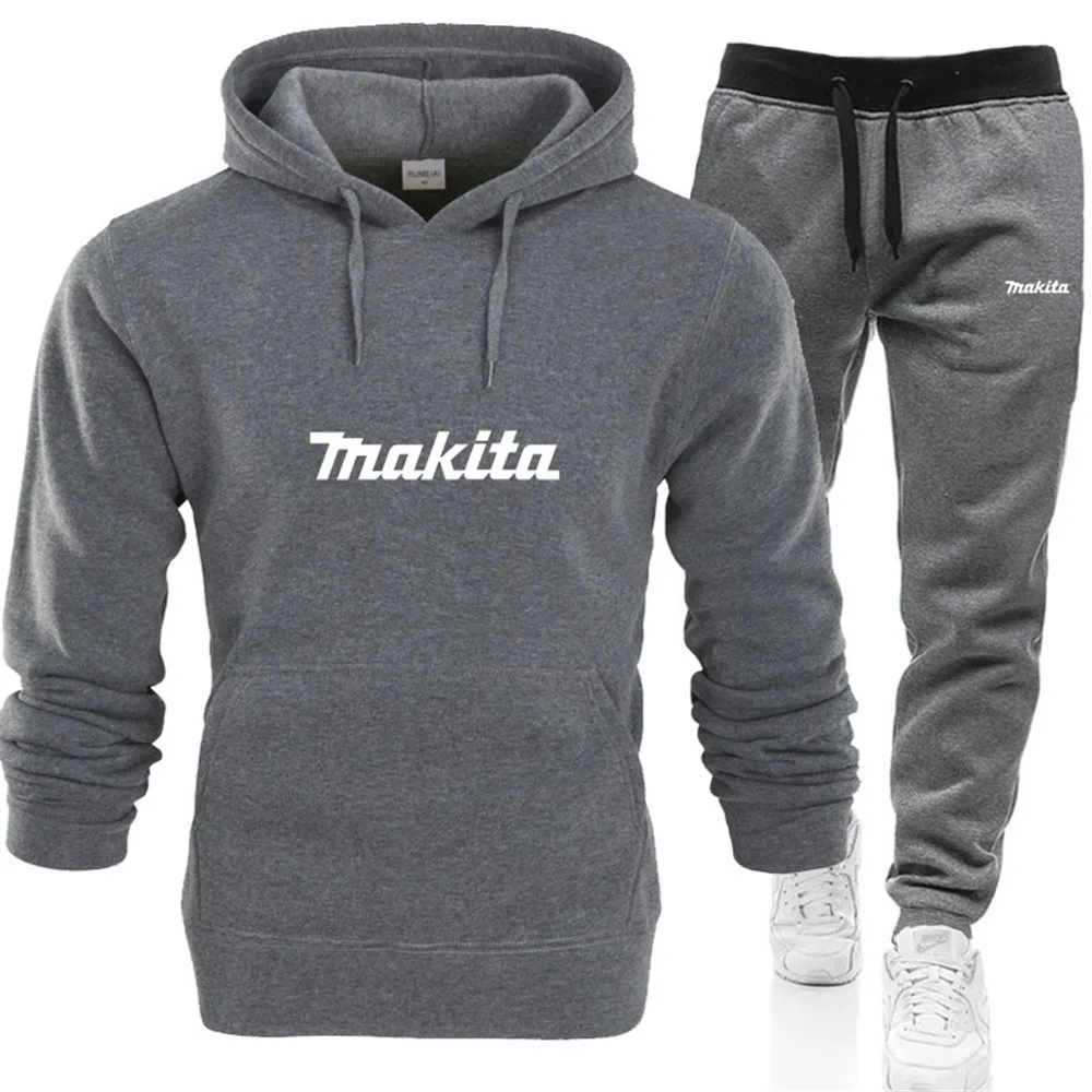 MAKITA высококачественный мужской весенне-осенний спортивный костюм с длинным рукавом с капюшоном для влюбленных бейсбольная форма Повседне...
MAKITA высококачественный мужской весенне-осенний спортивный костюм с длинным рукавом с капюшоном для влюбленных бейсбольная форма Повседне...