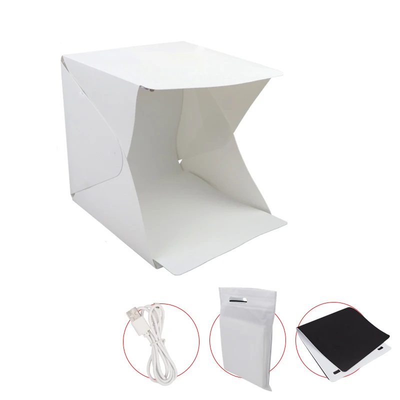 Portable Foldable 20cm Mini Light Box LED Light Room Studio Light Tent Digital SLR Camera Mobile Phone Softbox Background Kit
Portable Foldable 20cm Mini Light Box LED Light Room Studio Light Tent Digital SLR Camera Mobile Phone Softbox Background Kit
