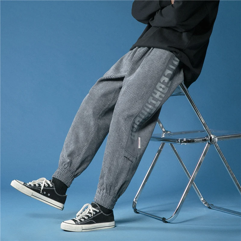 2021 New Pants Streetwear Joggers Spring Fashion Ankle-Length Harem Hip Hop Casual Trousers Corduroy Baggy Pants Mens
2021 New Pants Streetwear Joggers Spring Fashion Ankle-Length Harem Hip Hop Casual Trousers Corduroy Baggy Pants Mens