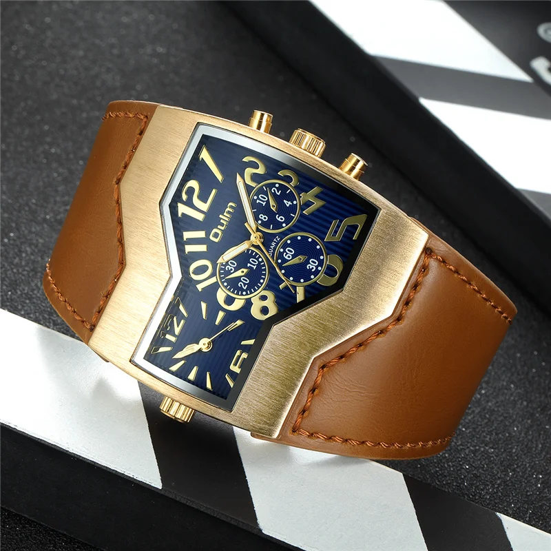 2021 New Creativity Men Watch Oulm Waterproof Quartz Men Watches Multiple Time Zone Casual Wristwatch Leather Male Clock Watch
2021 New Creativity Men Watch Oulm Waterproof Quartz Men Watches Multiple Time Zone Casual Wristwatch Leather Male Clock Watch