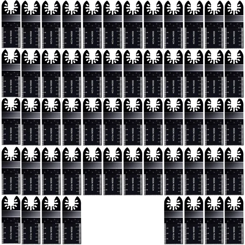 56Pcs Wood Oscillating Tool Saw Blades, Universal Multitool Blades Kit, Quick Release Multi Tool Blades 34mm
56Pcs Wood Oscillating Tool Saw Blades, Universal Multitool Blades Kit, Quick Release Multi Tool Blades 34mm