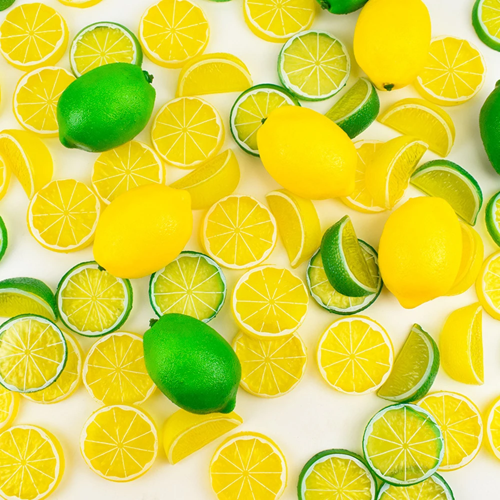 1 Pcs 5cm Artificial Fruit Simulation Lemon Slices Christmas Fruit Ornament Kitchen Wedding Fake Lemon Decoration Supplies
1 Pcs 5cm Artificial Fruit Simulation Lemon Slices Christmas Fruit Ornament Kitchen Wedding Fake Lemon Decoration Supplies