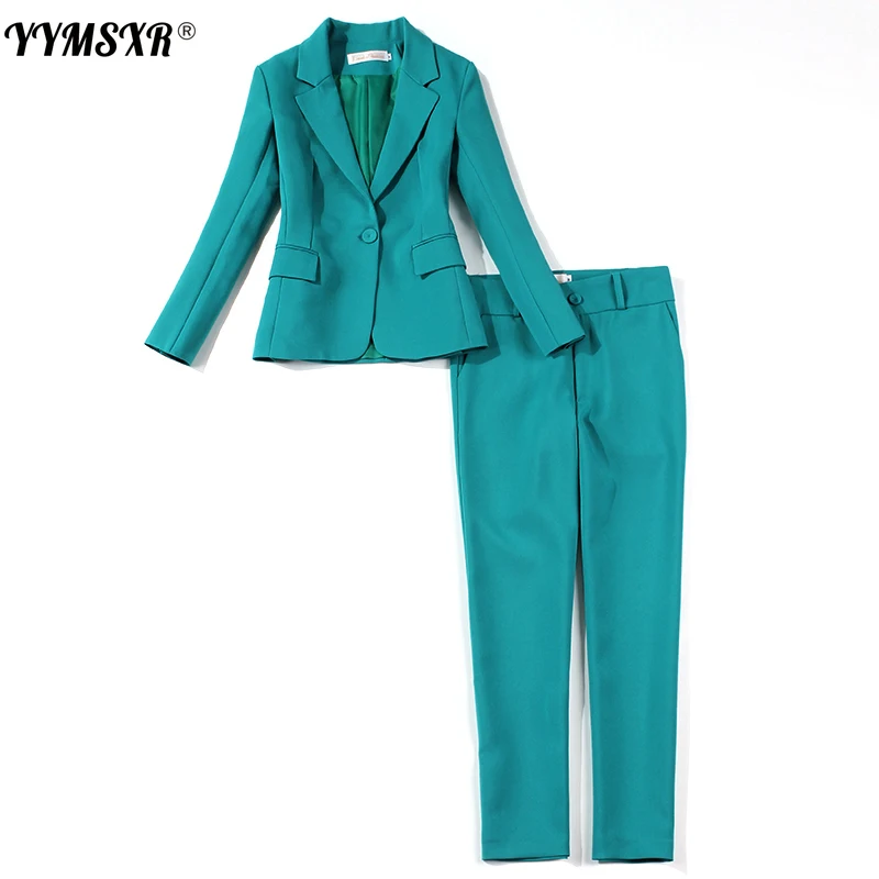 Two-piece Office Suit Pants 2020 New Fall Slim High Quality Long Sleeve Ladies Blazer Slim Pants Business Wear Casual Jacket
Two-piece Office Suit Pants 2020 New Fall Slim High Quality Long Sleeve Ladies Blazer Slim Pants Business Wear Casual Jacket