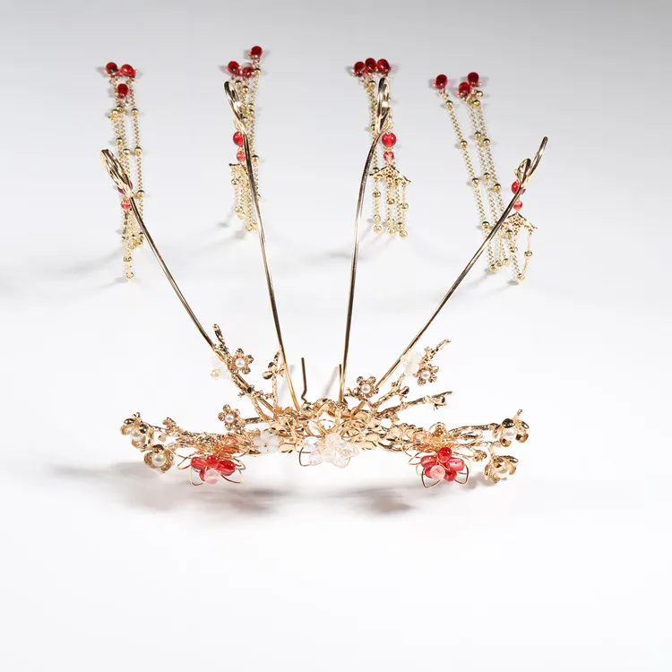 Han Chinese clothing costume crown headdress Daihatsu handmade tassels long hair crown antiquity Bob Silver Gold crowns
Han Chinese clothing costume crown headdress Daihatsu handmade tassels long hair crown antiquity Bob Silver Gold crowns