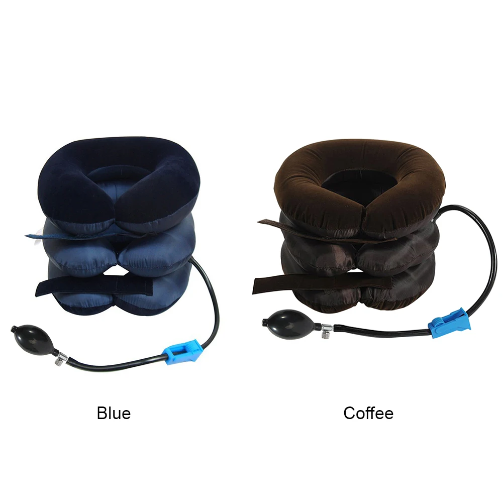 Inflatable Neck Stretcher Support 3 Tubes Thick Air Cervical Traction Medical Devices Orthopedic Massage Pillow Collar Pain Reli
Inflatable Neck Stretcher Support 3 Tubes Thick Air Cervical Traction Medical Devices Orthopedic Massage Pillow Collar Pain Reli