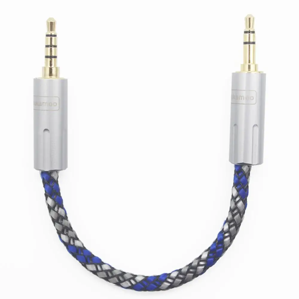 3.5mm Stereo Male to 3.5mm Balanced Male 8 Core Silver Plated Headphone Adapters Cable Aux Cable Stereo 3.5mm to 3.5mm Balanced
3.5mm Stereo Male to 3.5mm Balanced Male 8 Core Silver Plated Headphone Adapters Cable Aux Cable Stereo 3.5mm to 3.5mm Balanced
