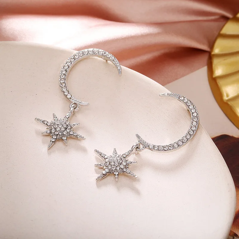 Bacolod Crystal Gold Silver Color Moon Star Earrings for Women Geometric Butterfly Dangle Earring Fashion Party Drop Earrings
Bacolod Crystal Gold Silver Color Moon Star Earrings for Women Geometric Butterfly Dangle Earring Fashion Party Drop Earrings