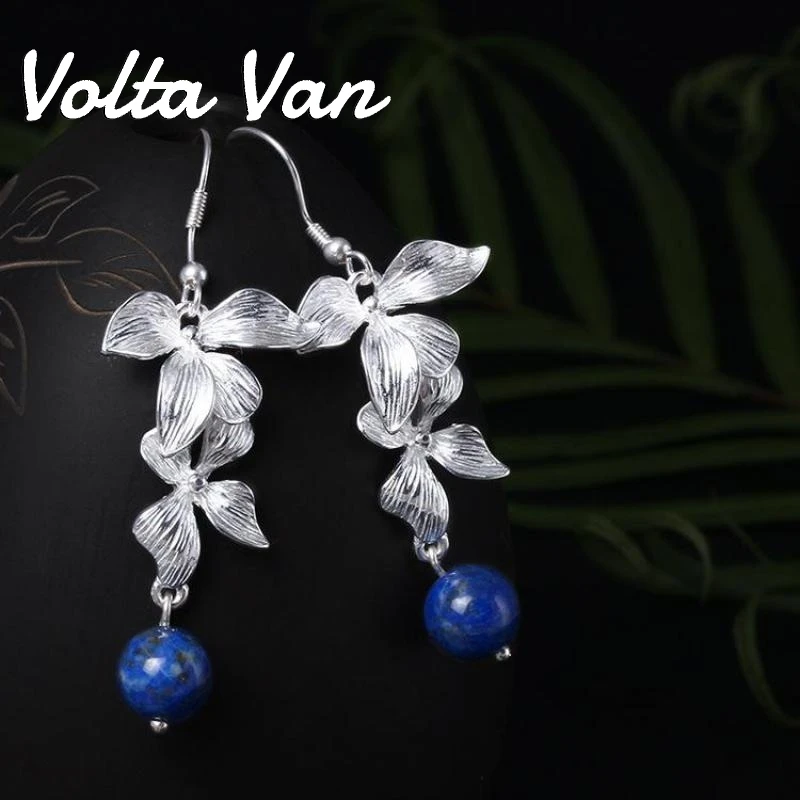 Висячие серьги Volta Van Lapis 925 пробы серебряные серьги Plata 2022 Новые Элегантные винтажные строительные серьги в национальном стиле
Висячие серьги Volta Van Lapis 925 пробы серебряные серьги Plata 2022 Новые Элегантные винтажные строительные серьги в национальном стиле