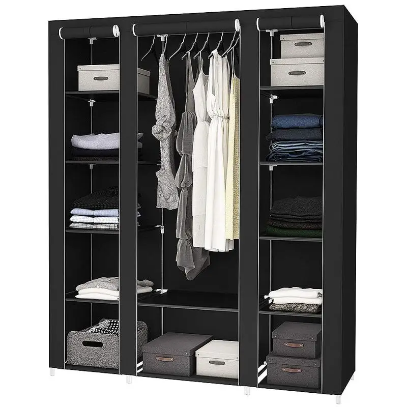 175*150*45CM Non-woven Wardrobe Bedroom Cloth Cabinets Furniture For Home Portable Clothing Storage Cabinet Dustproof Closet
175*150*45CM Non-woven Wardrobe Bedroom Cloth Cabinets Furniture For Home Portable Clothing Storage Cabinet Dustproof Closet