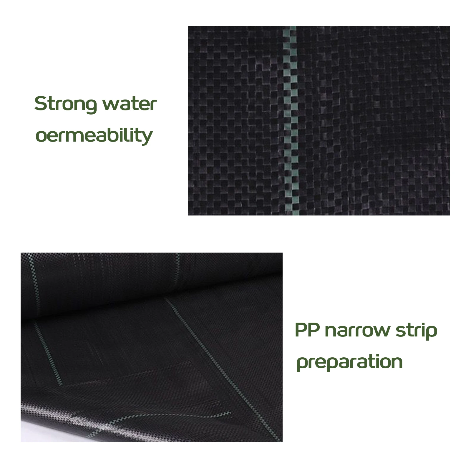 PP Woven Weed Control Fabric For Plant Anti Grass Agricultural Mulch Cloth Greenhouse Weeding Mat Water Permeable Garden Tools
PP Woven Weed Control Fabric For Plant Anti Grass Agricultural Mulch Cloth Greenhouse Weeding Mat Water Permeable Garden Tools