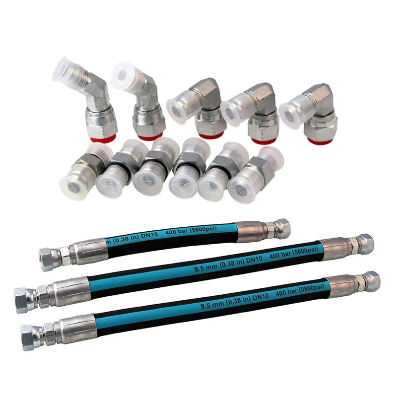 High Pressure Oil Pump HPOP Hoses Lines Kit & Crossover Line Fit for Ford 1999-2003 7.3L Powerstroke
High Pressure Oil Pump HPOP Hoses Lines Kit & Crossover Line Fit for Ford 1999-2003 7.3L Powerstroke