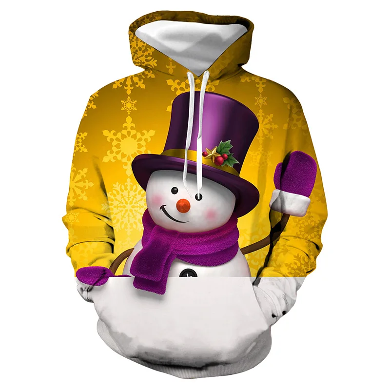 Unisex Christmas Purple Snowman 3D Digital Print Loose Hooded Sweater Pullover Women Men New Year Baseball Sweatshirt Hoodie
Unisex Christmas Purple Snowman 3D Digital Print Loose Hooded Sweater Pullover Women Men New Year Baseball Sweatshirt Hoodie