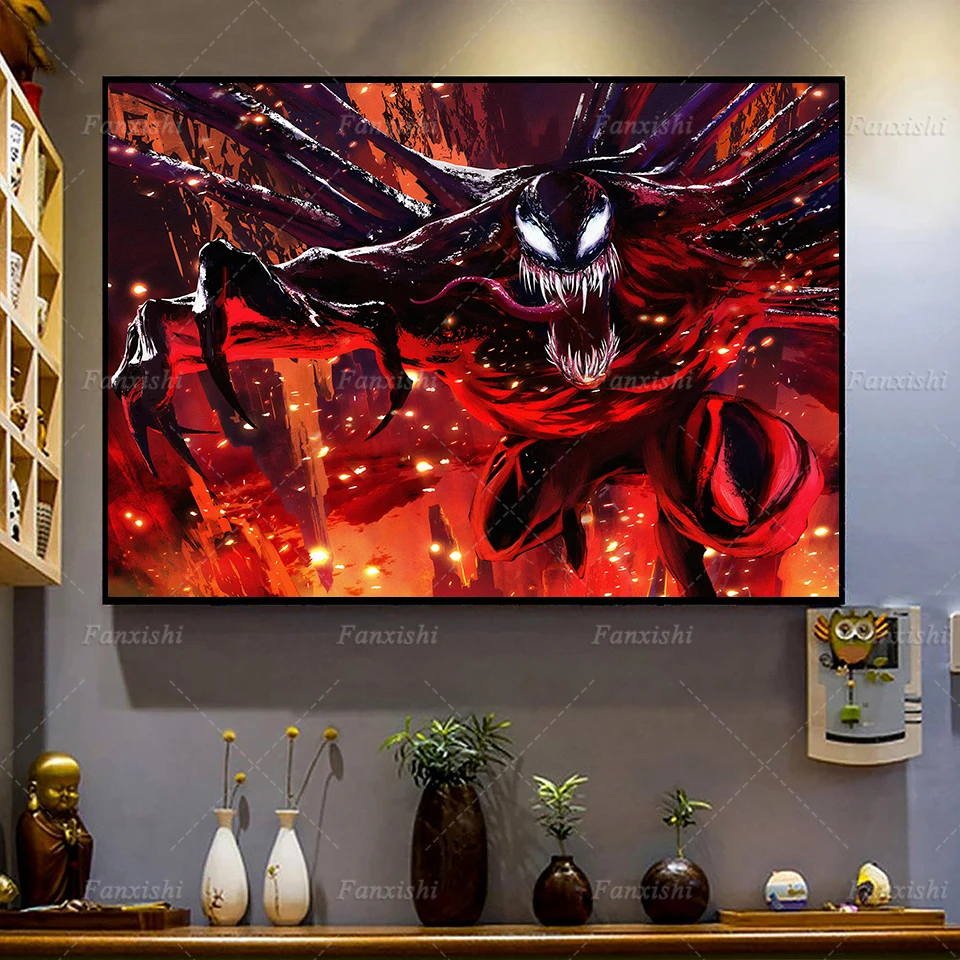 Venom Marvel Anti Hero Movie Poster Marvel Painting Modern Living Room Decor Canva Wall Art Print Nordic Home Decor Pictures
Venom Marvel Anti Hero Movie Poster Marvel Painting Modern Living Room Decor Canva Wall Art Print Nordic Home Decor Pictures
