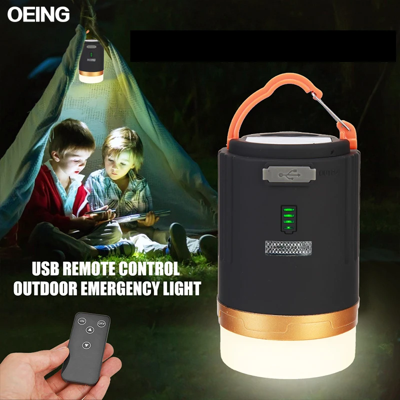 LED Camping Light With Remote USB Recharge Powerbank Lamp Built-in Battery Power Display Waterproof Portable Outdoor Lanterns
LED Camping Light With Remote USB Recharge Powerbank Lamp Built-in Battery Power Display Waterproof Portable Outdoor Lanterns