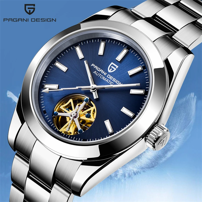 PAGANI DESIGN Top Brand Men Mechanical Watch Tourbillon Stainless Steel Automatic Watch Waterproof Sapphire Glass Watch Men
PAGANI DESIGN Top Brand Men Mechanical Watch Tourbillon Stainless Steel Automatic Watch Waterproof Sapphire Glass Watch Men
