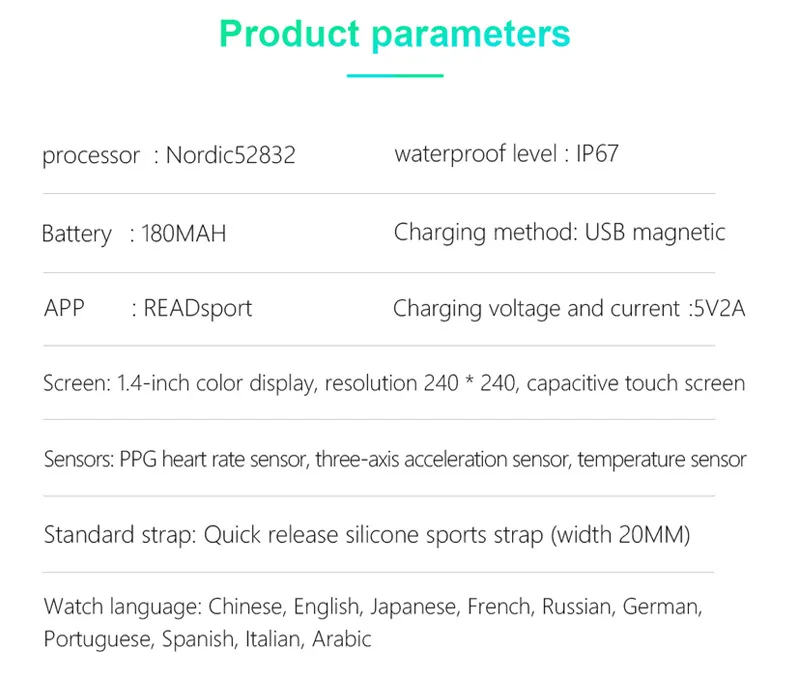 R66 Bluetooth Smart Watch Thermometer health Tracker Weather Display Heart Rate Monitoring Multifunction Full Touch Smart Watch
R66 Bluetooth Smart Watch Thermometer health Tracker Weather Display Heart Rate Monitoring Multifunction Full Touch Smart Watch