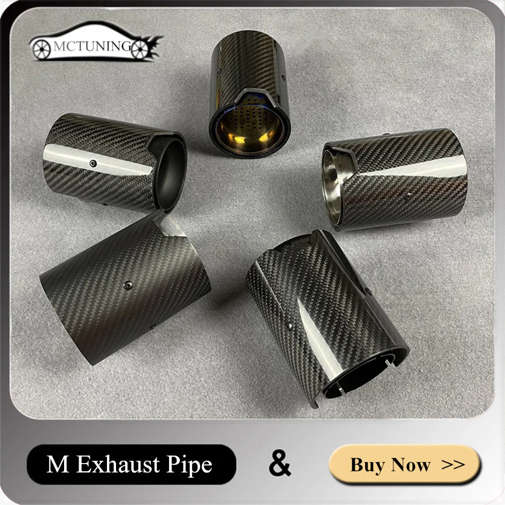2 Pcs Carbon Exhaust Pipe For BMW M135i M235i M140i M240i M335i M340i M435i M440i OUT 92MM Stainless Steel Muffler Tip Tailpipe
2 Pcs Carbon Exhaust Pipe For BMW M135i M235i M140i M240i M335i M340i M435i M440i OUT 92MM Stainless Steel Muffler Tip Tailpipe