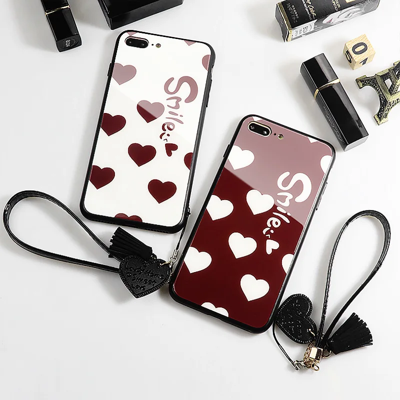 Case & Free Strap smile Heart Glass Hard protection phone Cover for oneplus 8 pro 8T casing
Case & Free Strap smile Heart Glass Hard protection phone Cover for oneplus 8 pro 8T casing