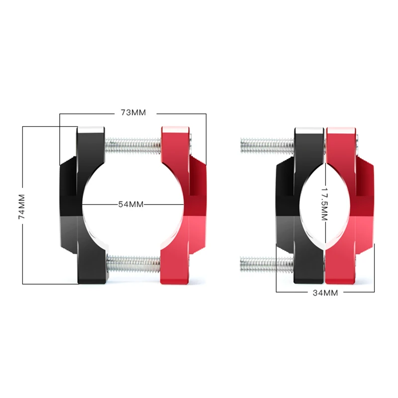 Motorcycle Handlebar Clamp Spotlight Bracket Spotlight Fixed Clip 54MM Universal Motorcycle Handlebar Clip
Motorcycle Handlebar Clamp Spotlight Bracket Spotlight Fixed Clip 54MM Universal Motorcycle Handlebar Clip